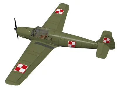 messerschmitt bf108 Taifun 3D model