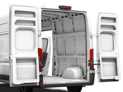 RAM Promaster Van L3H3 HQ Interior 2023 3D model