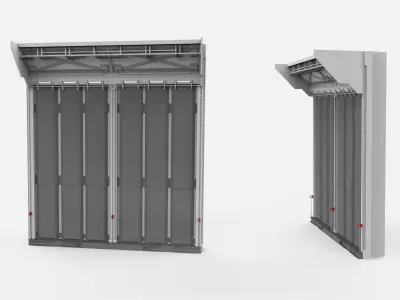 sci-fi Architecture kitbash 50 3D model