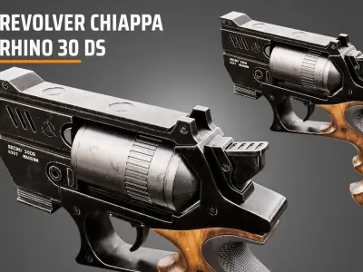 Revolver Chiappa Rhino 30 DS 3D model