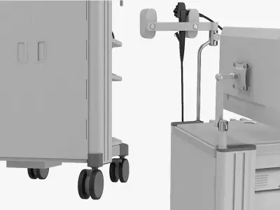 Fujifilm Electronic Video Endoscope System 3D model