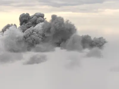 Cloudy Clouds Volumetric VDB For Blender 3D model