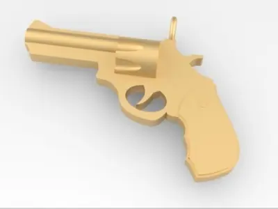 Revolver Pendant Cal 38 special 3D print model