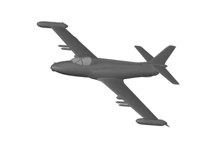 j-21 jastreb 3D model