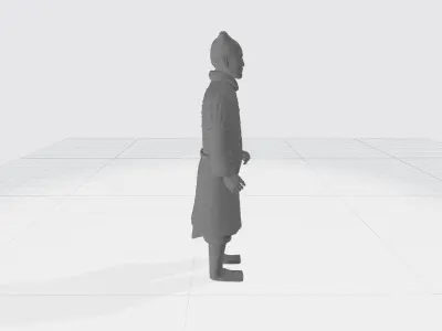 Terracotta Warriors Soldier 3D Model 3D print model