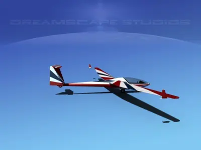 Glaser-Dirks DG-300 Glader V15 3D model
