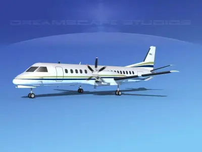 SAAB 2000 Corporate 1 3D model