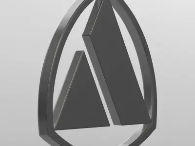 autobianchi logo 3D model