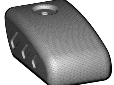 Steel Bike Fuel Tank 3D model