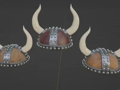 Vikings helmet 3D model