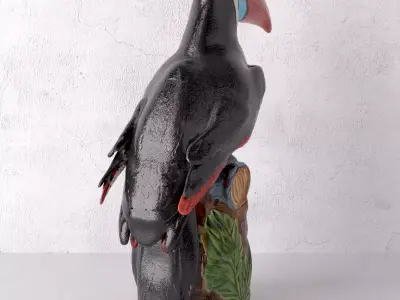 Bordallo Pinheiro Amazonia Toucan 3D model