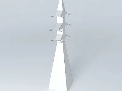 Electricity high voltage trellis Free 3D model