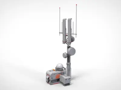 Sci fi antenna 16 3D model