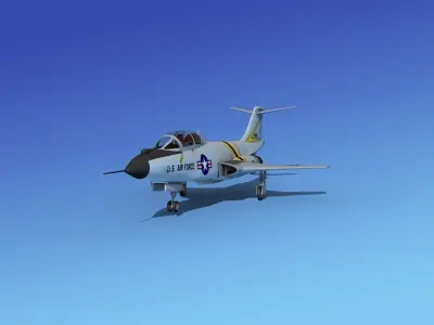 McDonnell F-101B Voodoo V10 3D model