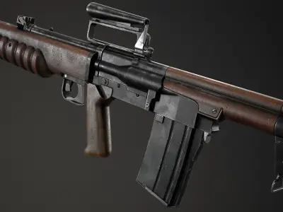 PBR British EM 2  Low-poly 3D model