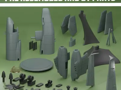 Yakovlav YAK 44E AEW A 3D print model