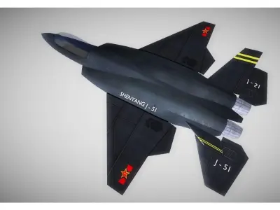 jet fighter 3D model