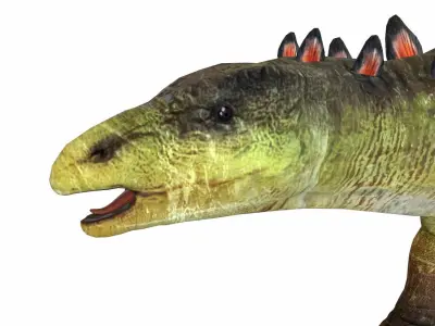 Stegosaurus Low-poly 3D model