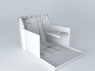 First Class Airplane Seat Free 3D model