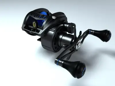 Fishing bate reel 3D model