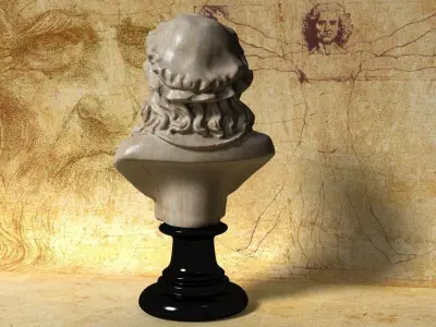 Leonardo Da Vinci Bust 3D model