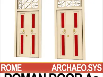 Roman Door Aa 3D model