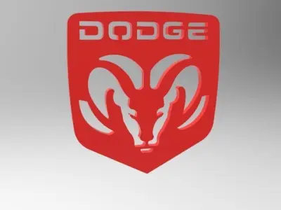 Dodge logo 3D print model