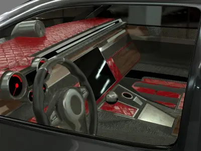 Generic Pick Up Low-poly 3D model