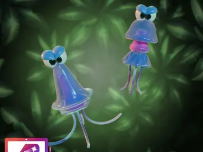 DKC Squidges Free 3D print model