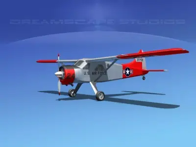 Dehaviland DH-2 Beaver USAF 2 3D model