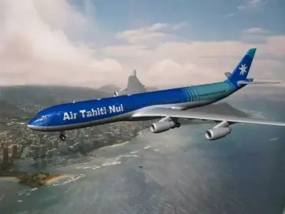Airbus A340-600 Air Tahiti Nui 3D model