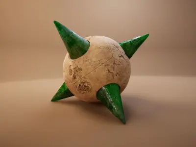 Ancient Artifact 3 Low-poly 3D model