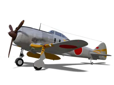 Nakajima Ki44 Tojo type II Hei 3D model