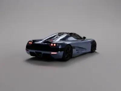 Koenigsegg CCX Free low-poly 3D model