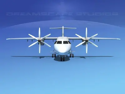 Dornier Do-328-130 Alitalia 3D model