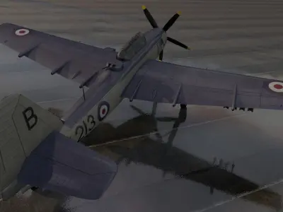 Fairey Spearfish Mk-1 3D model