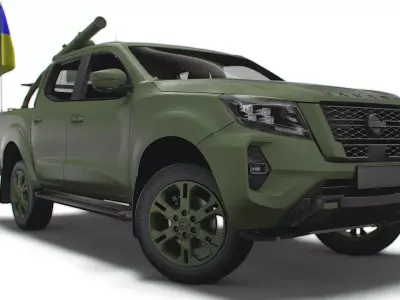 Nissan Navara Tekna Stugna P 2022 3D model