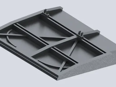 A5M4 Small flap 3D print model