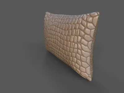 Cushion furniture Low-poly 3D model