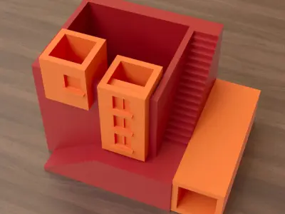 Lulino Mini House Pot Free 3D print model