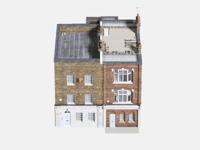 England building at old church str 44-46 London 3D model