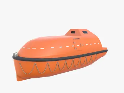 Life boat V2 3D model