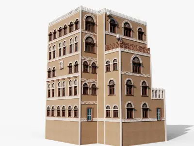 Lavish Apartment Low-poly 3D model