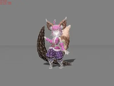 Nana Sweet Leonin Low-poly 3D model