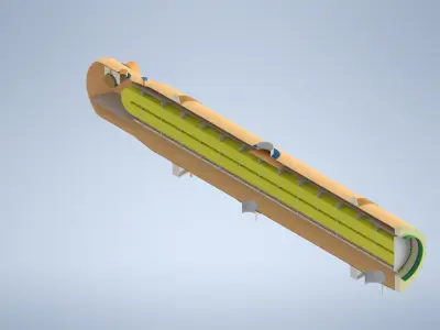 Heat exchanger 3D model