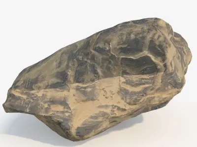 Sandstone Dark Rock(1) 3D model