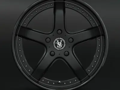 Veilside PL VII Wheels Free 3D model