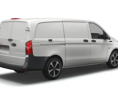 Mercedes Benz EQV Cargo Van L2 2021 3D model