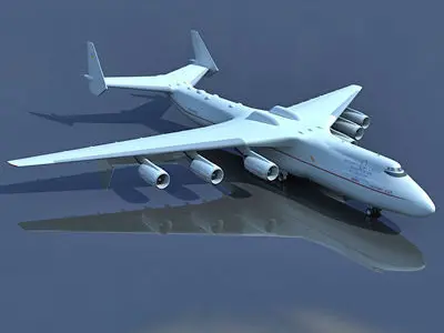 Antonov Jet and Bomber Models 3D model