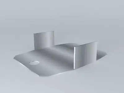 Flex C 5 1 2 Curved Wall wo Stud Free 3D model